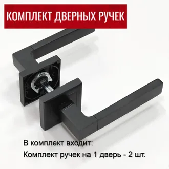 Дверные ручки RUCETTI RAP 16-S BL